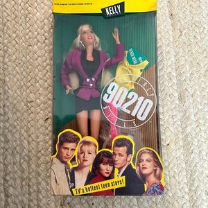 1991 Mattel Beverly Hills 90210 Kelly Taylor Barbie Doll - Jennie Garth